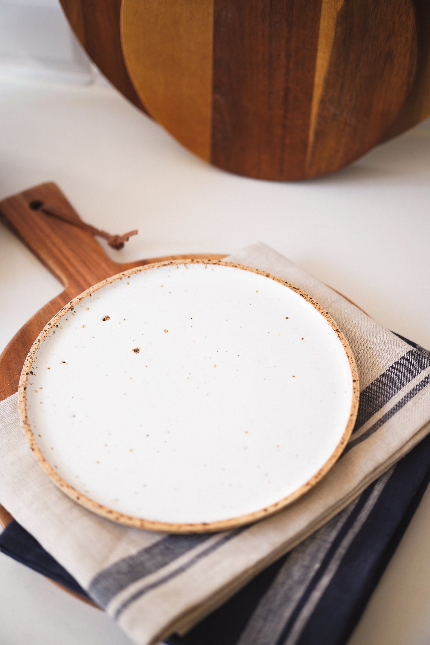 White Ceramic Plate