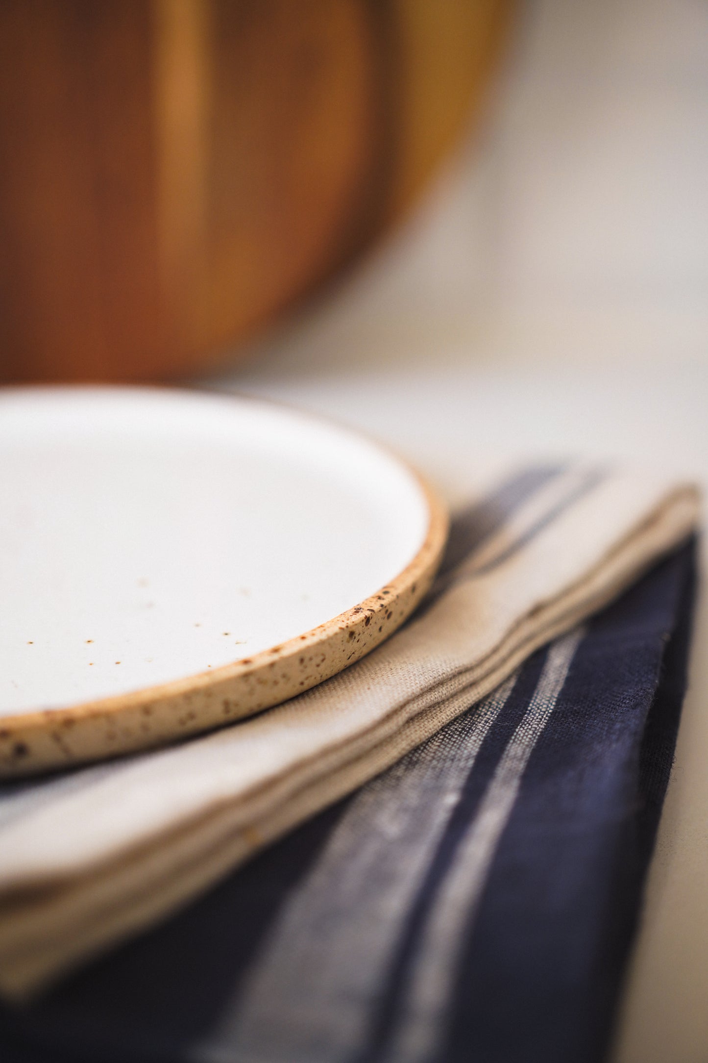 White Ceramic Plate