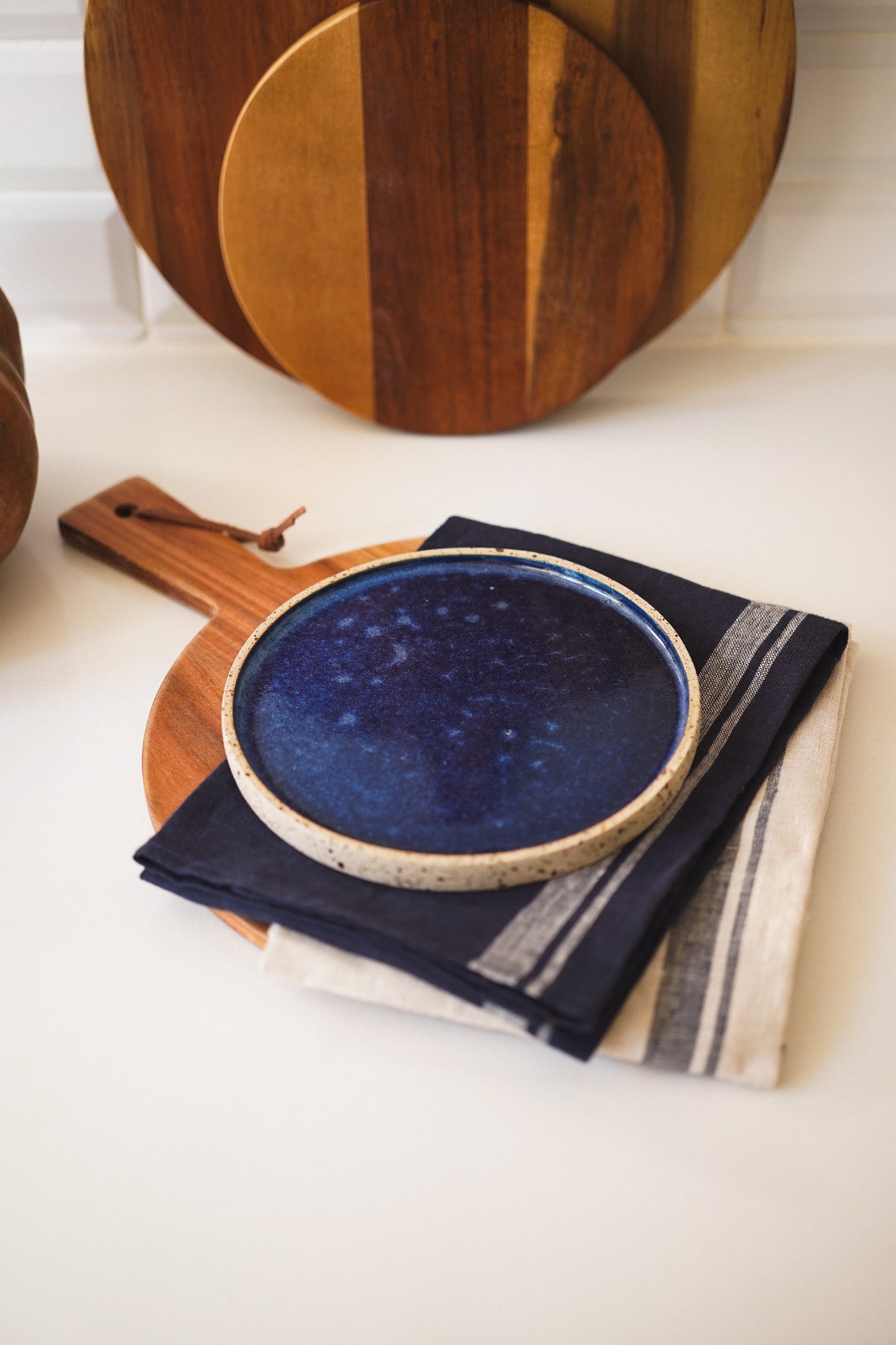 Blue Ceramic Plate