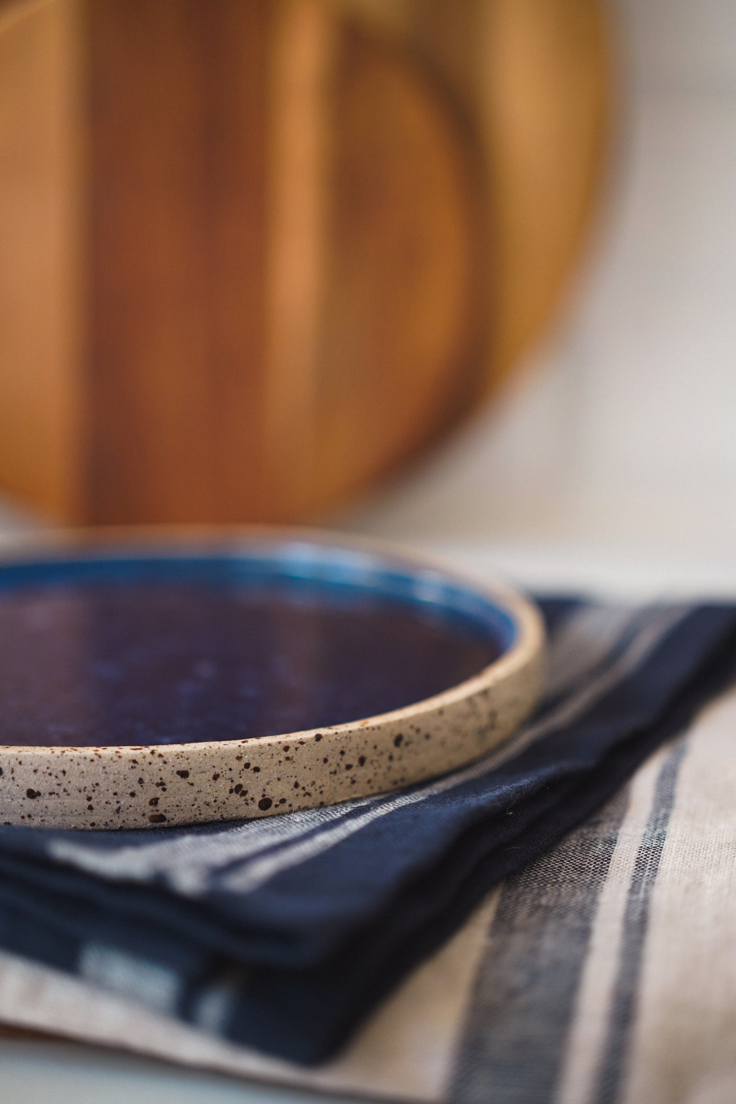 Blue Ceramic Plate