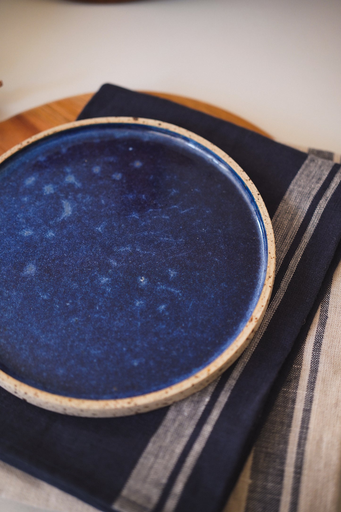Blue Ceramic Plate
