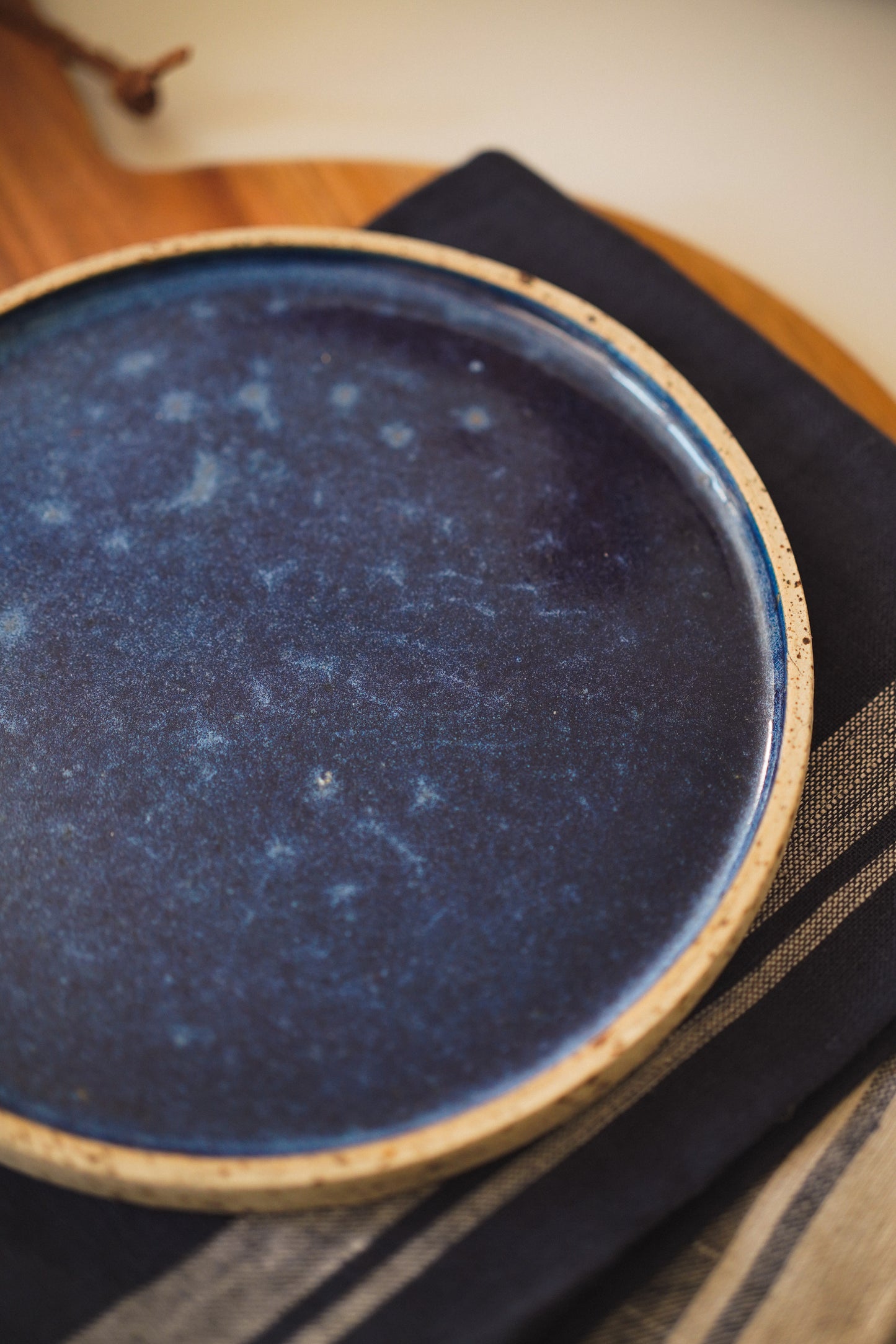 Blue Ceramic Plate