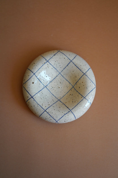 Linéa Luna Blue Bubble Plate