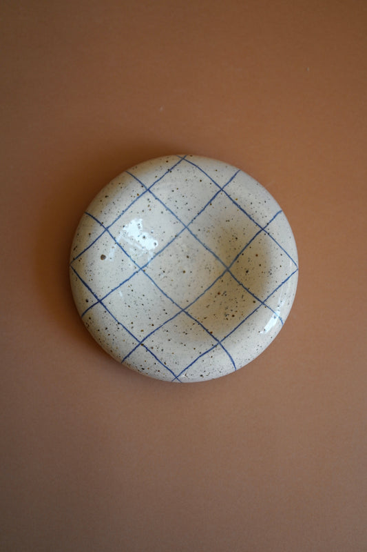 Linéa Luna Blue Bubble Plate