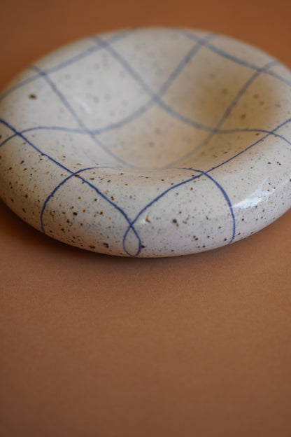Linéa Luna Blue Bubble Plate