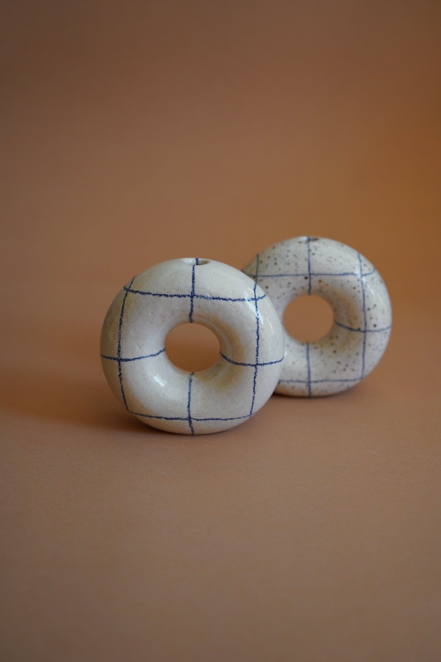 Linéa Blue Donut Vase